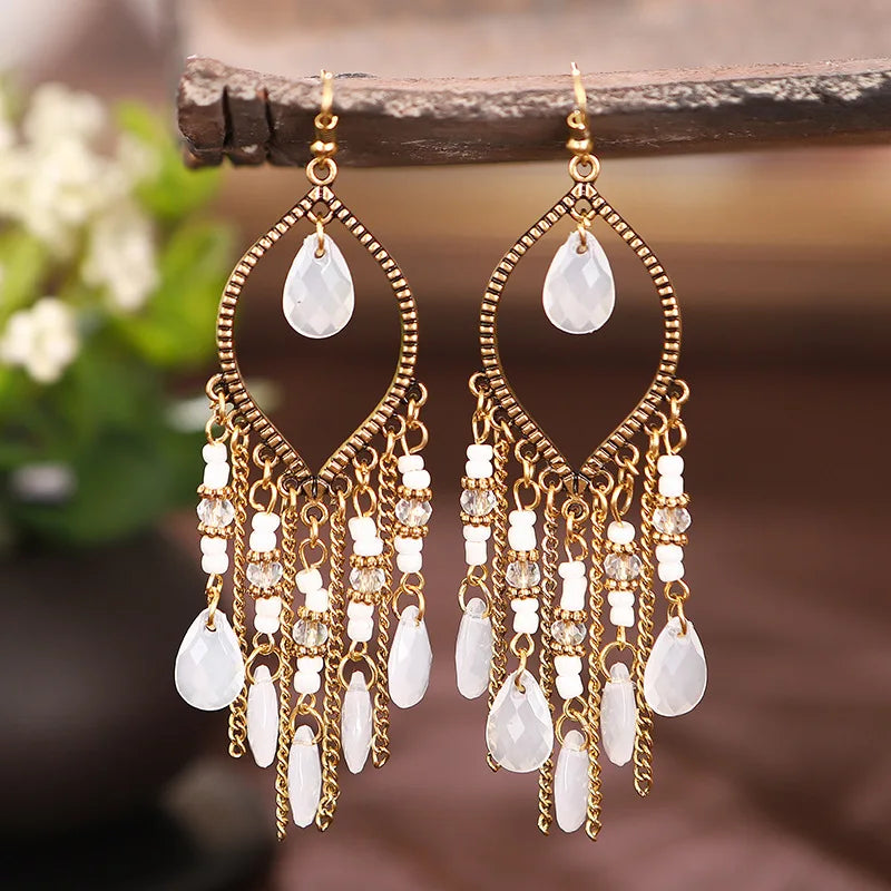 Classic Vintage Bohemian Crystal Earrings