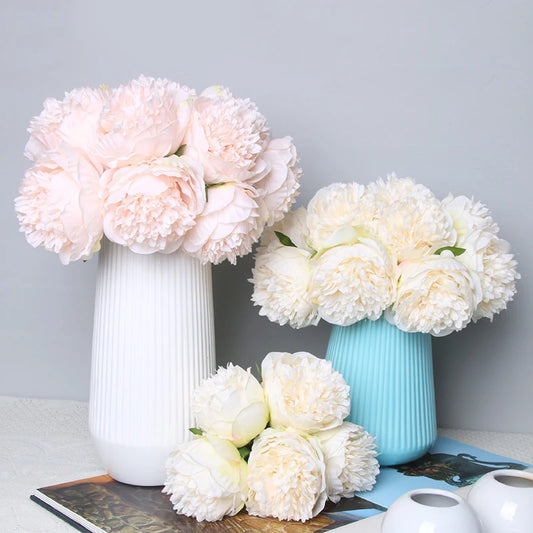 Delicate Artificial Large Peony Flowers