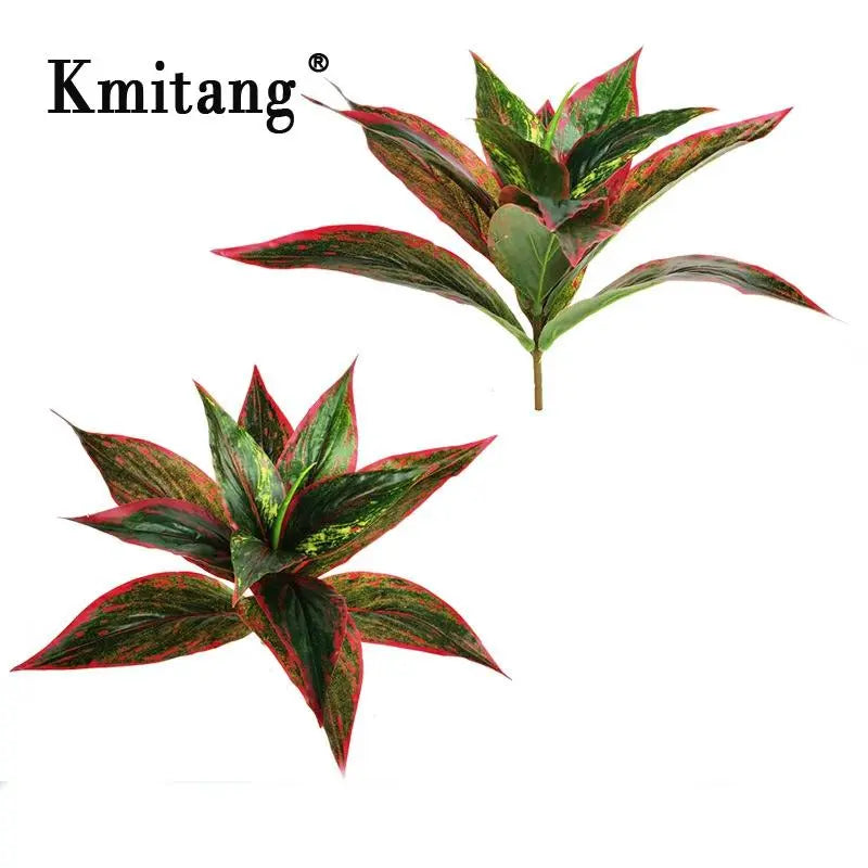 Artificial Tropical Green Leaves