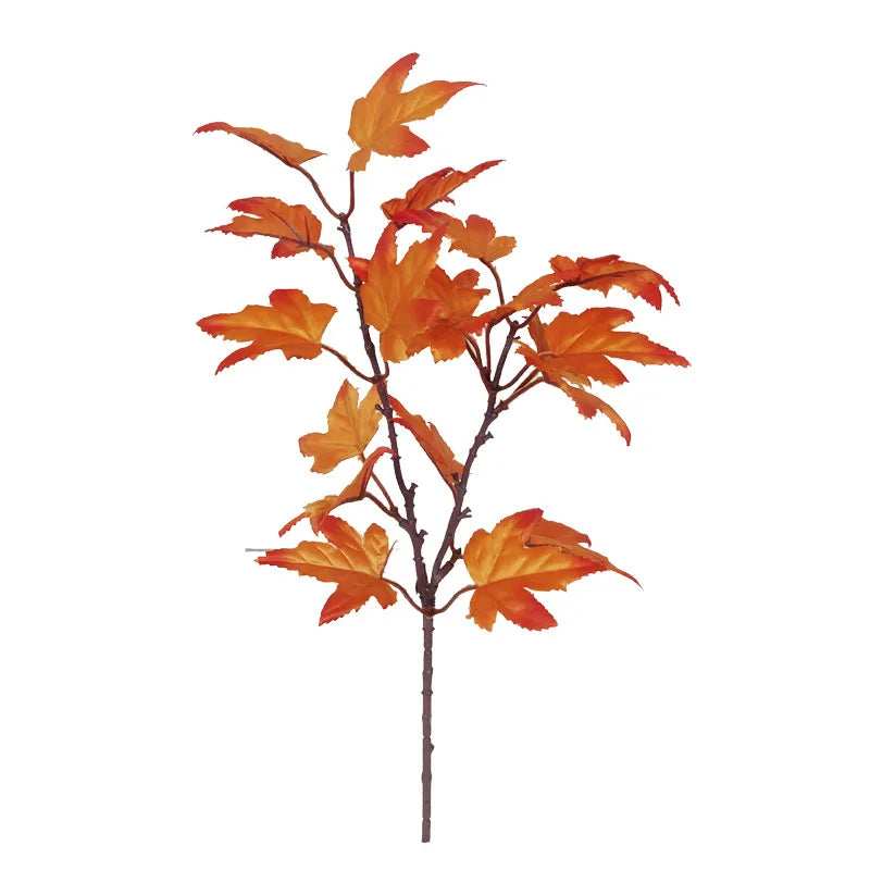 Artificial Canadian Maple Leaf Branch
