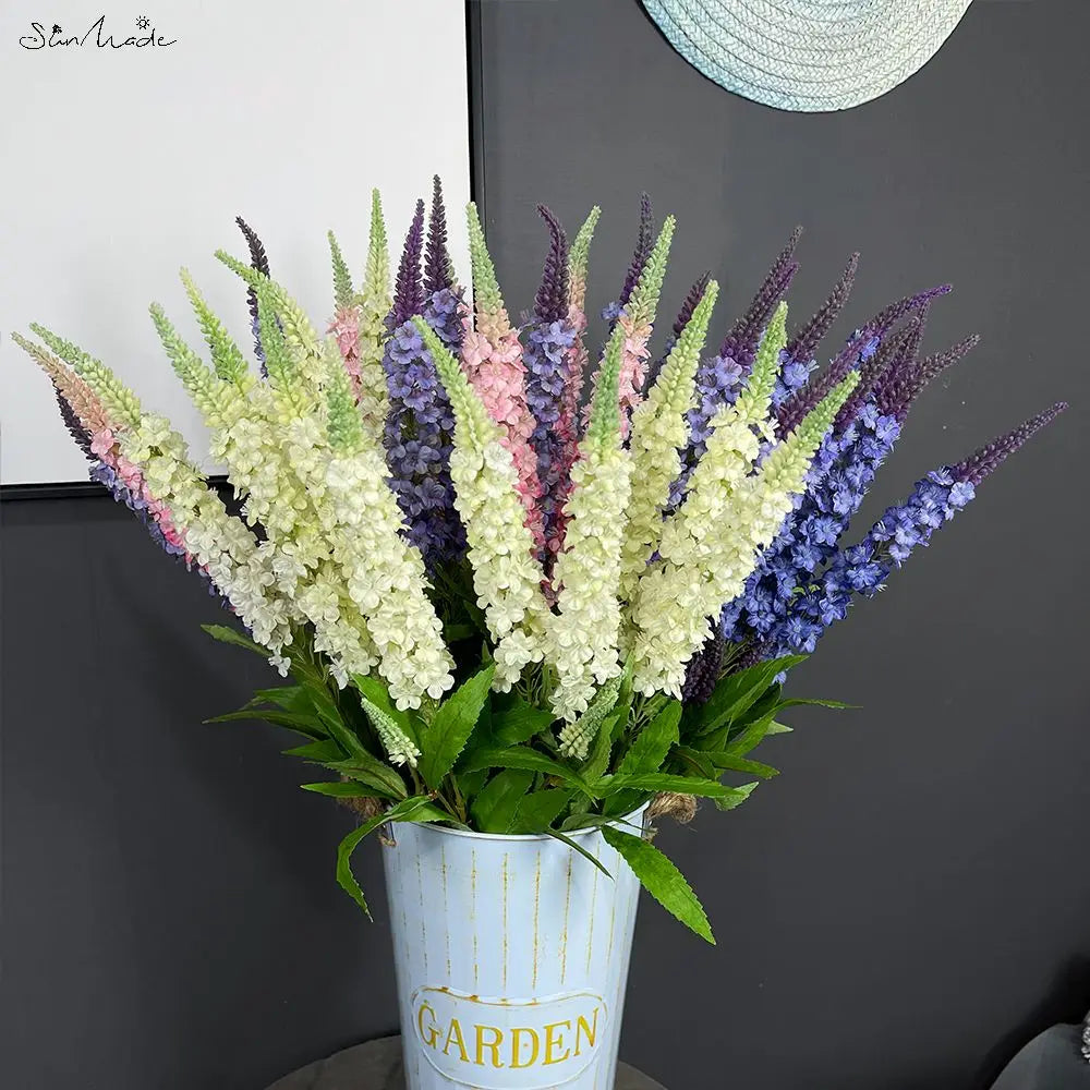 Delicate Single Stem Silk Lavender Sprig