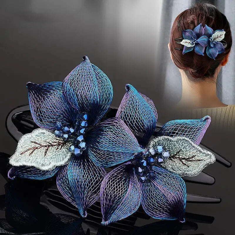 Dark Flower Hairpin