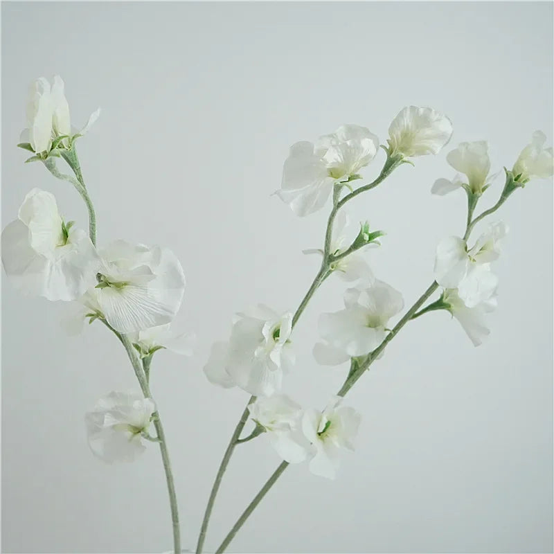 Artificial Soft Touch Sweet Pea Flower