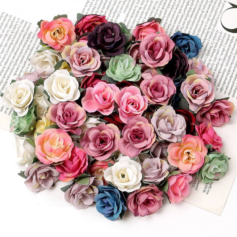 10/20/50Pcs Artificial Rose Flowers