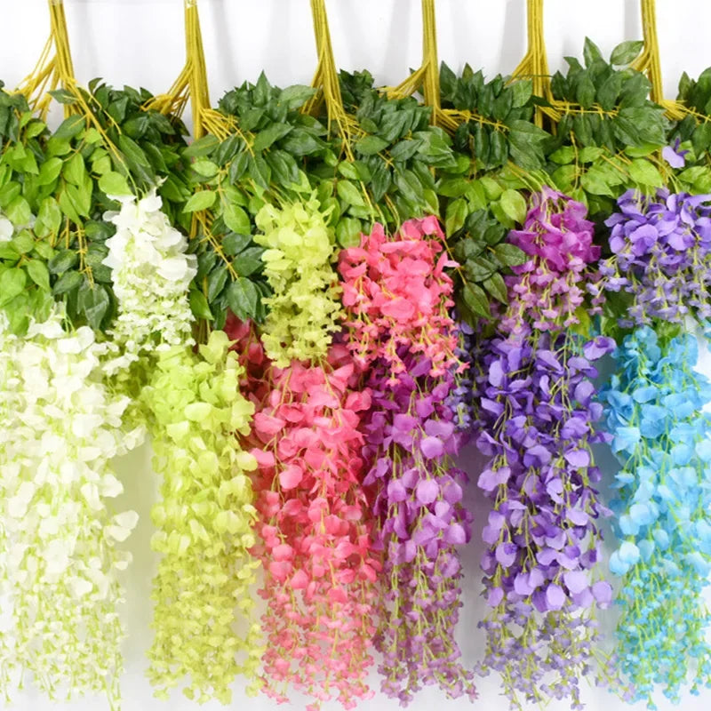 12pcs Artificial Wedding Wisteria Flowers