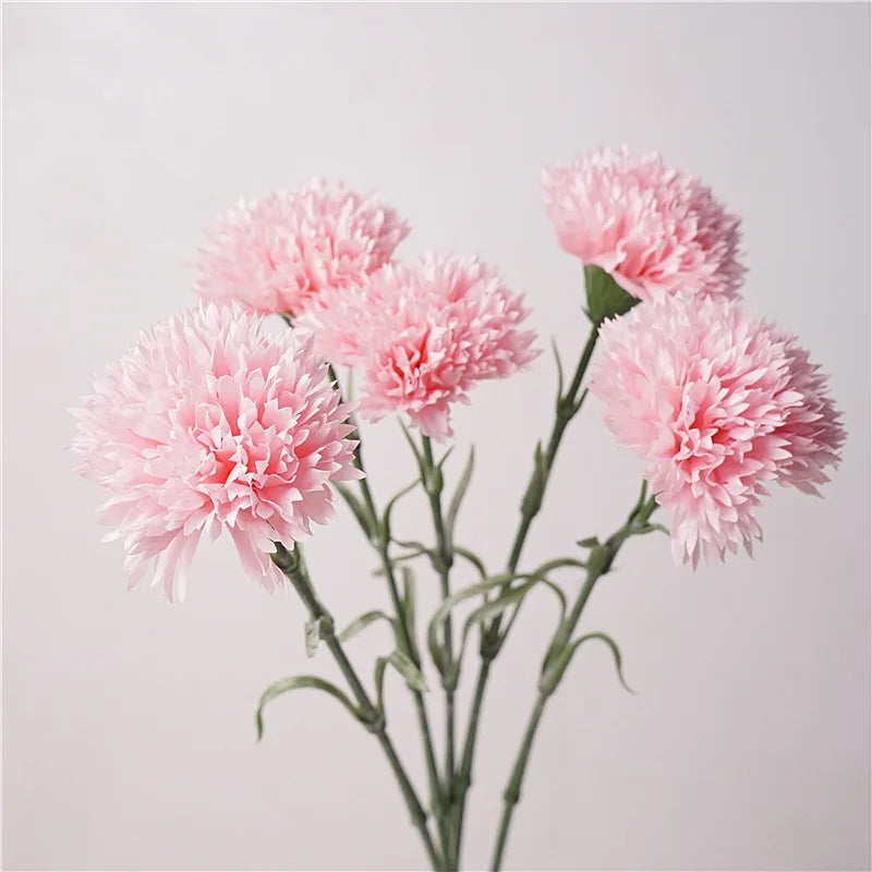 10Pcs High-end Carnation Artificial Flowers