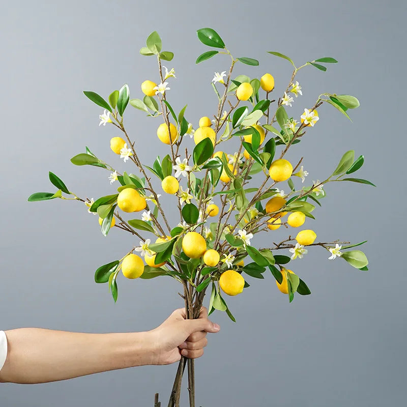 Artificial Lemon Branch