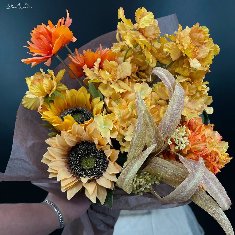 Vintage Artificial Windmill Chamomile Flower