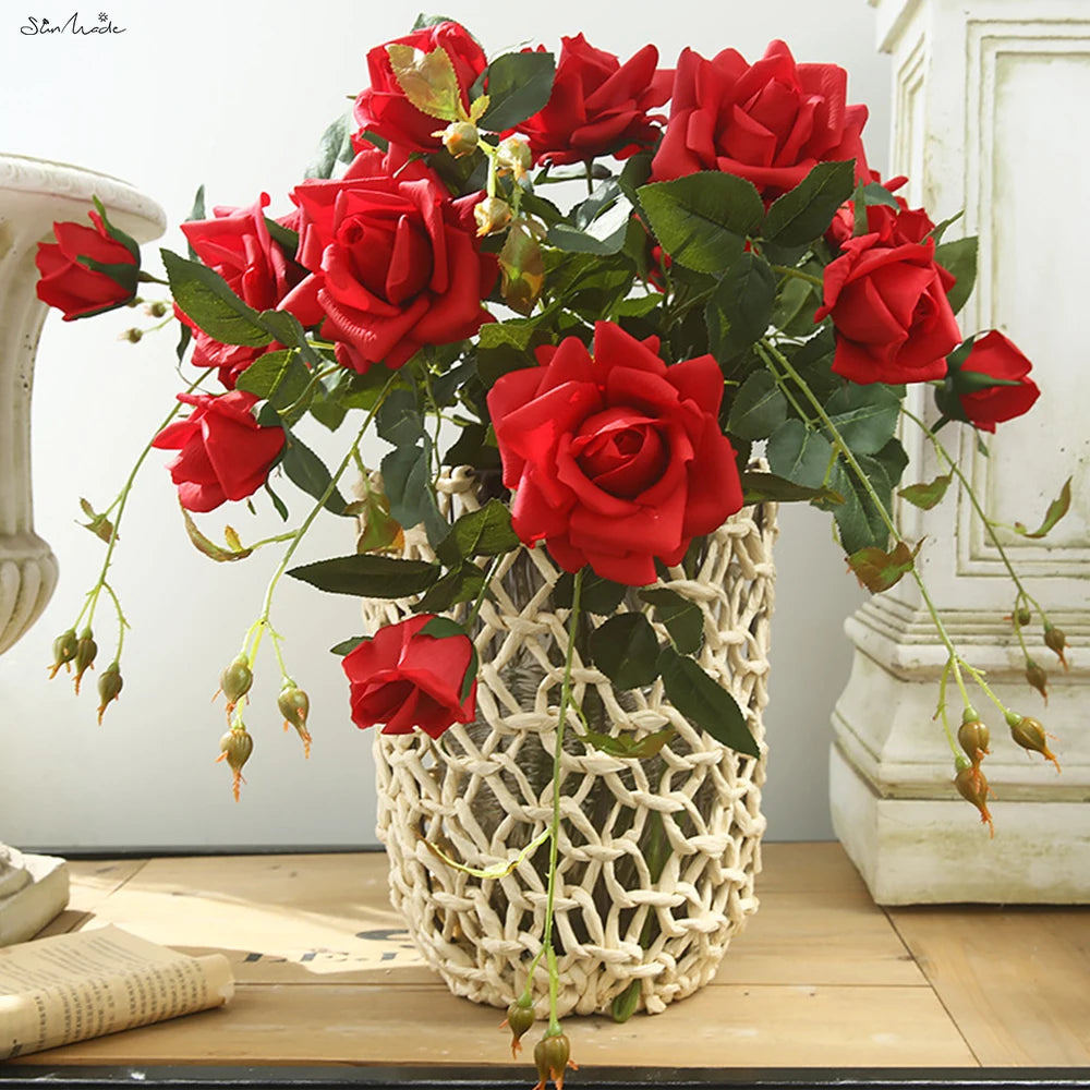 Luxury Real Touch Artificial Roses