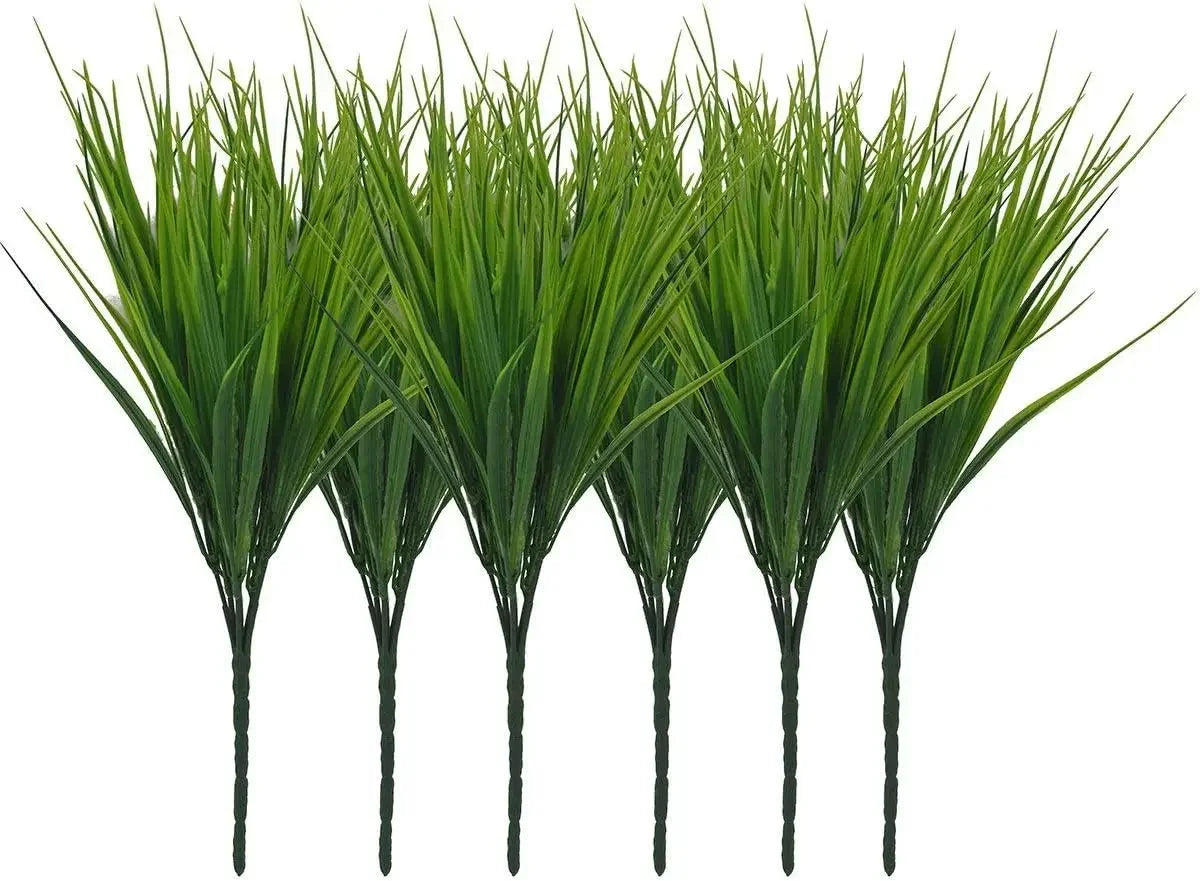 6 PCS Bulk Artificial Wheat Grass Plants