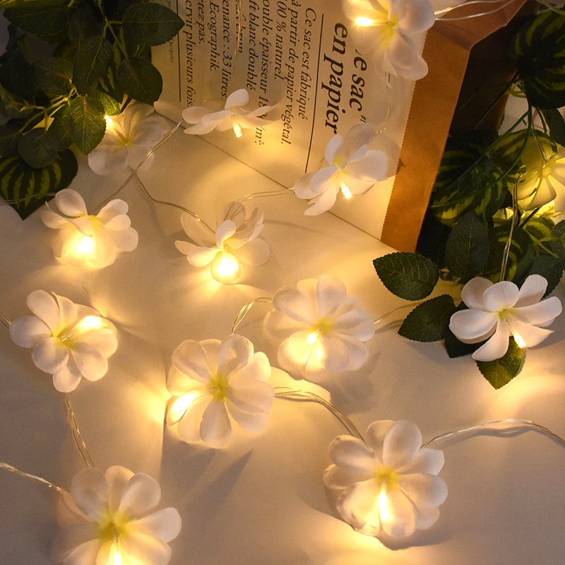 Plumeria LED String Lights