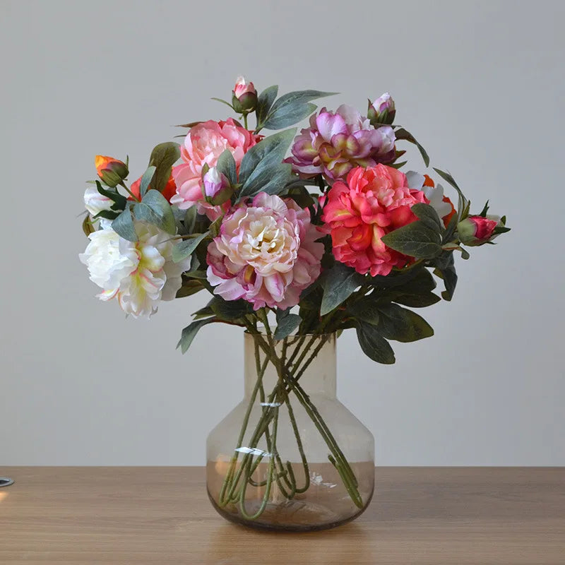 Big Silk Peony Flower