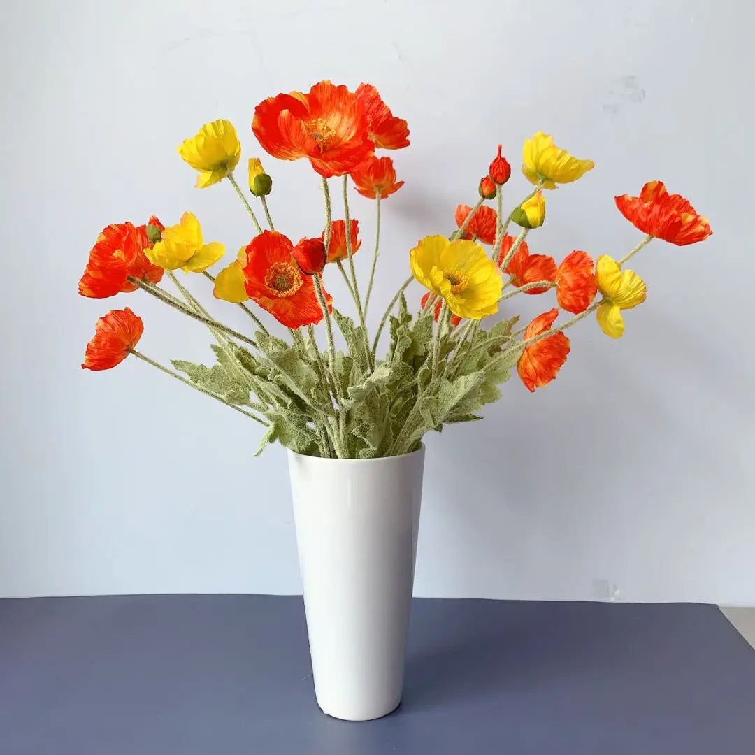 Pretty Artificial Poppy Flowers