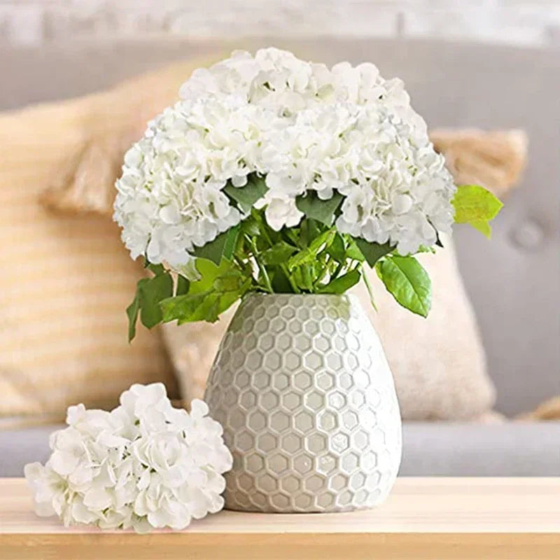 50pcs Artificial Hydrangea Flowers for Wedding