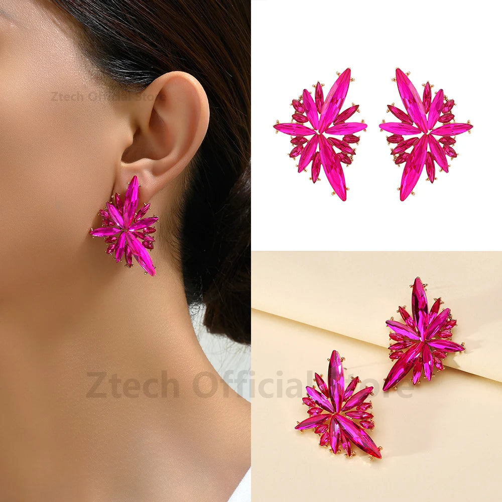 Elegant Colorful Geometry Earrings