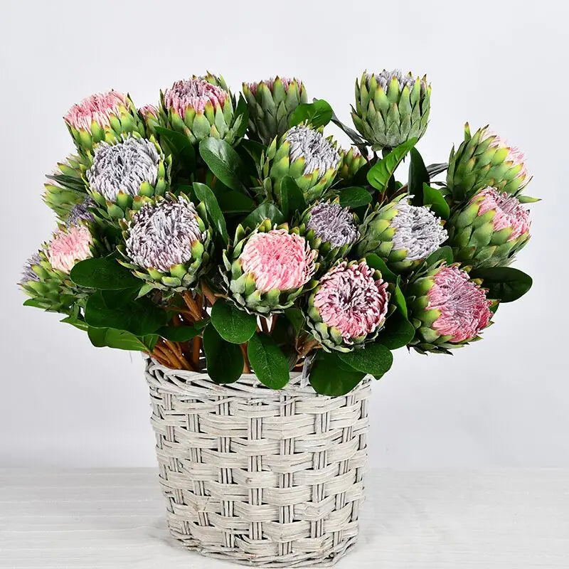 Artificial Pink Protea Cynaroides Flower