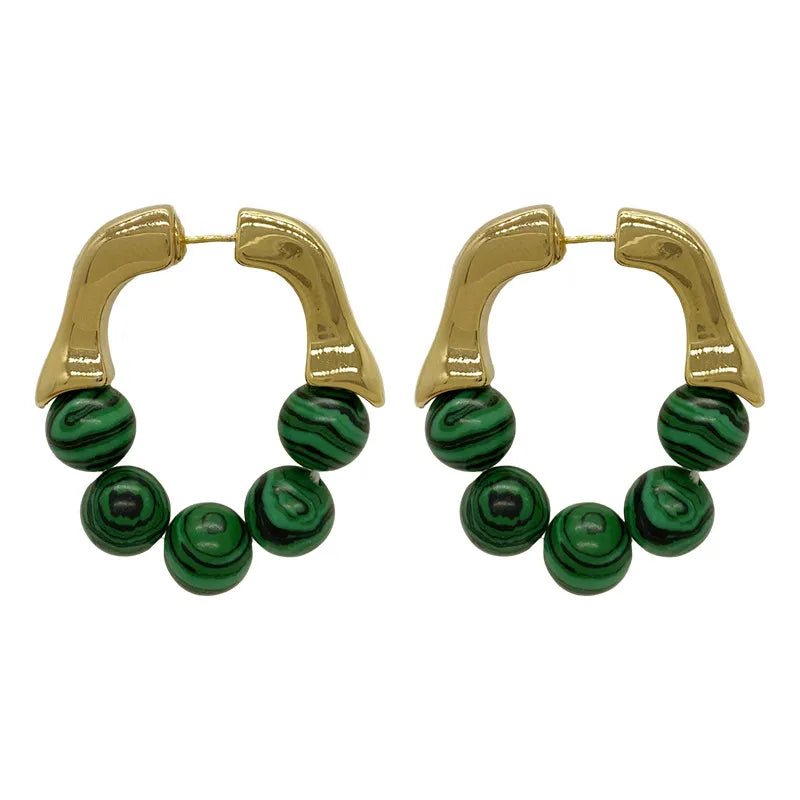 Stylized Beads Earrings