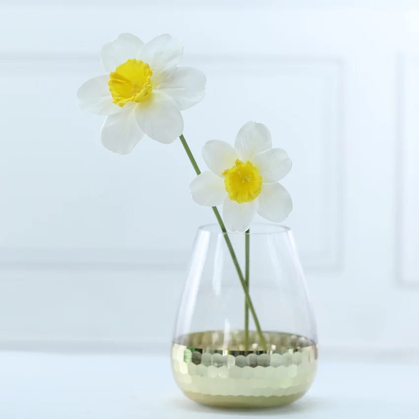 20pcs Artificial Daffodil Flowers