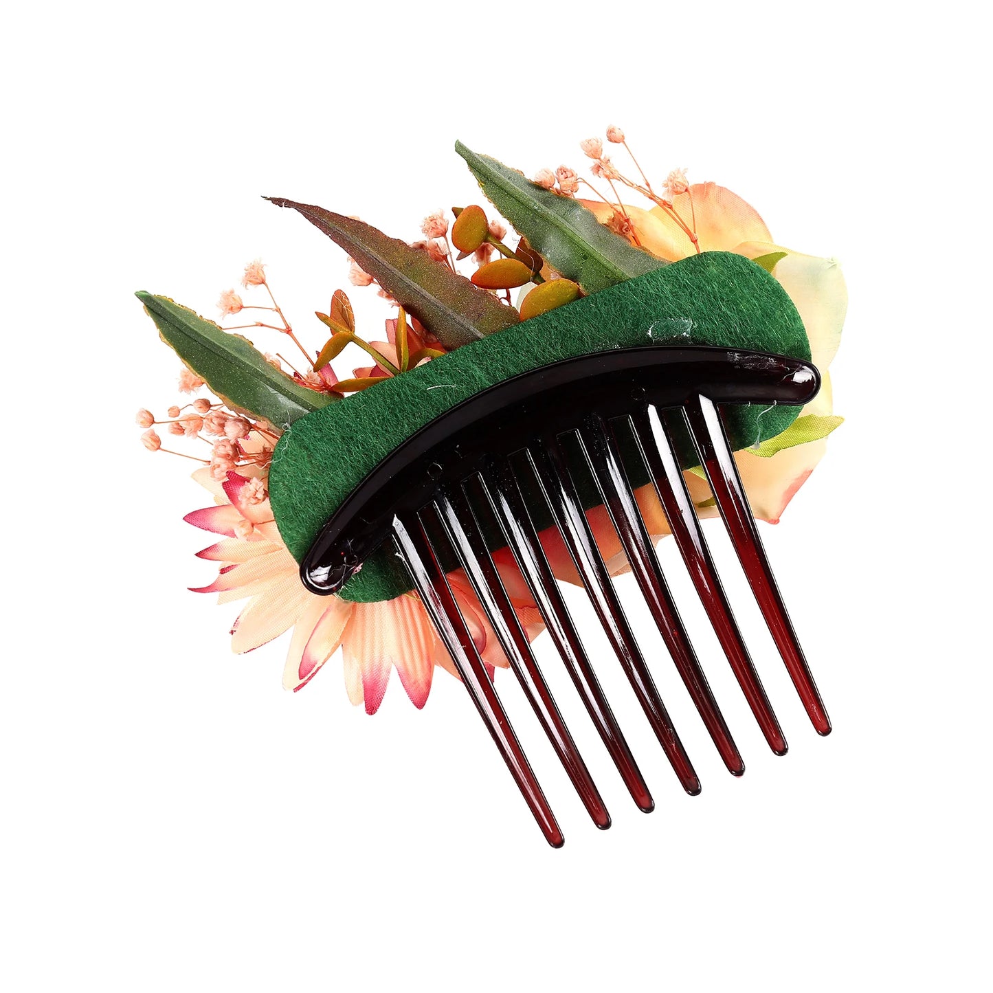 Colorful Wedding Flower Hair Combs