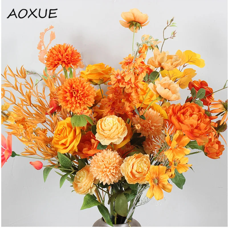 Artificial Orange Flowers