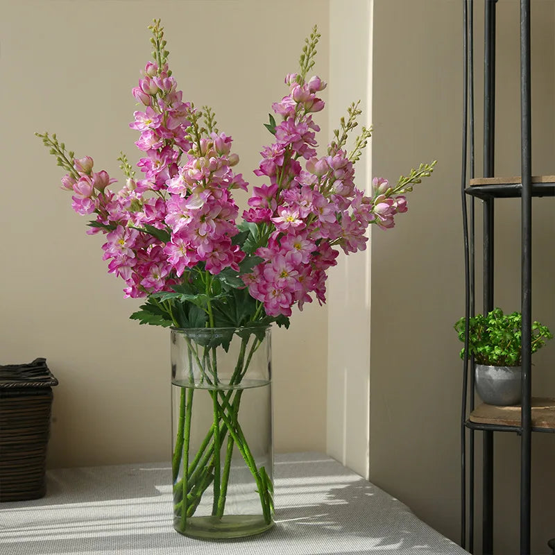 Beautiful Delphinium Artificial Flowers Branch