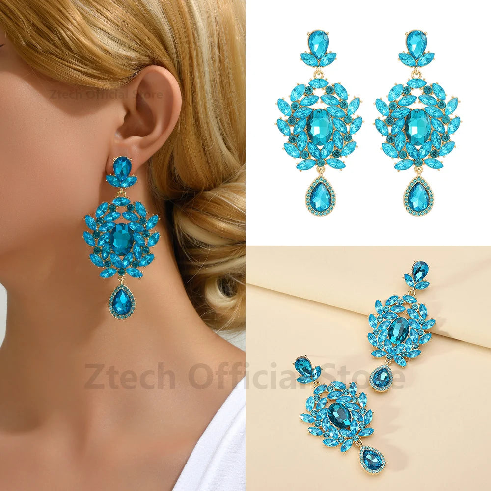 Luxury Vintage Geometric Drop Earrings