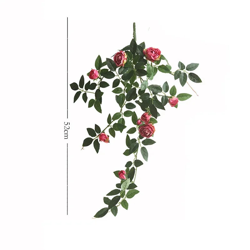 Hanging Vine Artificial Rose Flowers