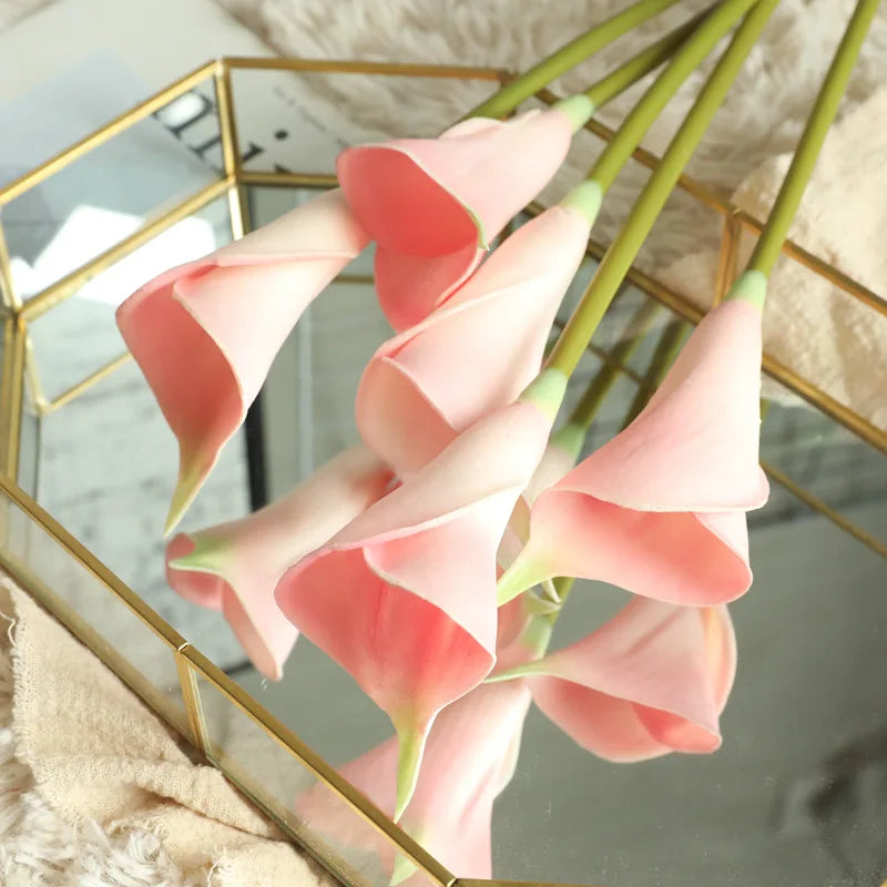 10Pc Bulk Artificial Calla Lily Flowers