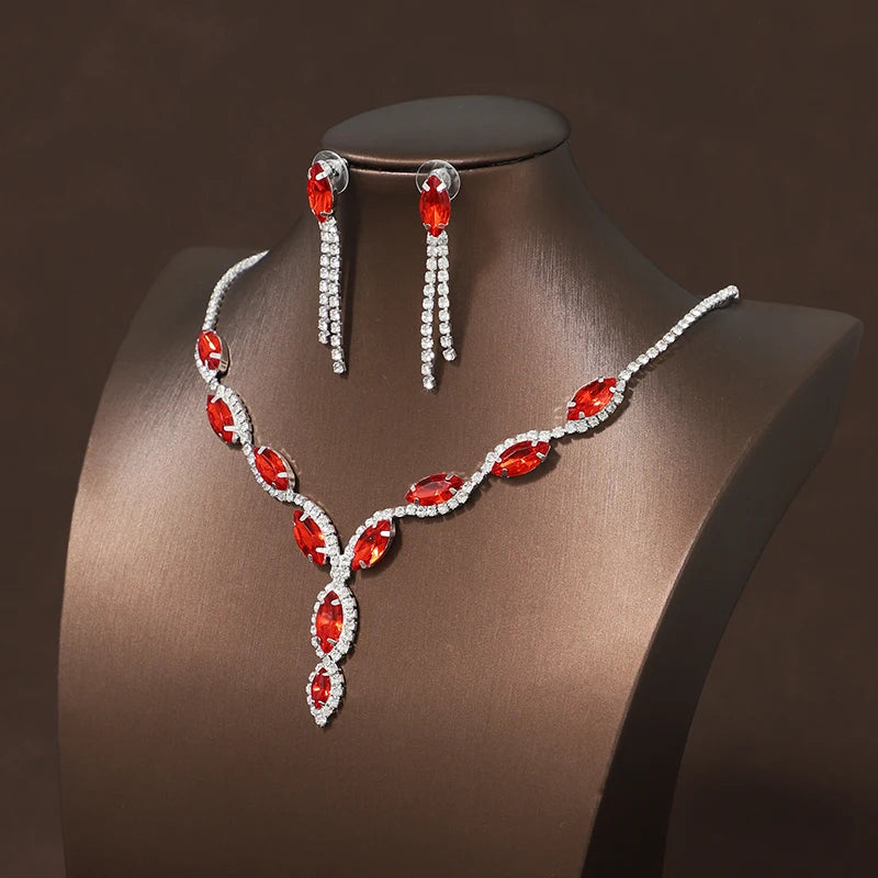 Exquisite and Elegant Wedding Necklace & Earring Sets