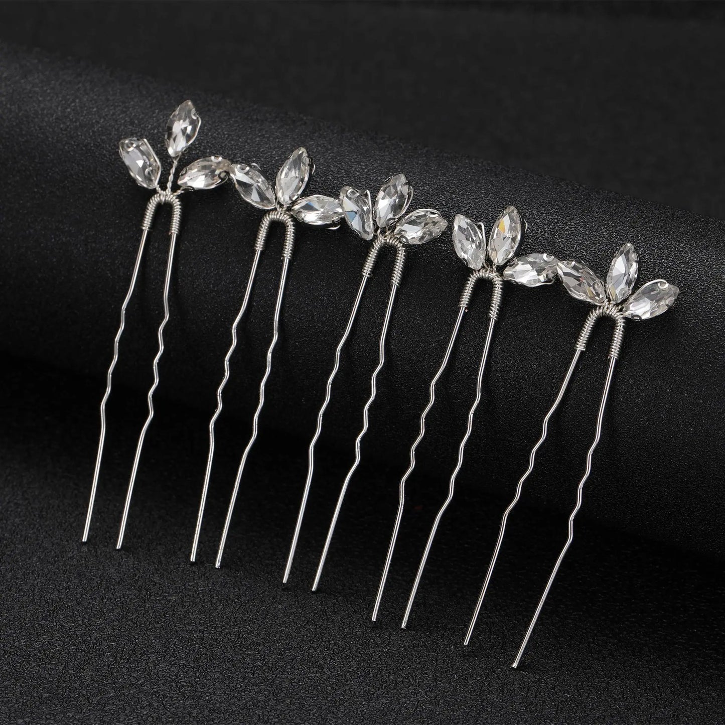 Crystal Bridal Tiara Hairpins