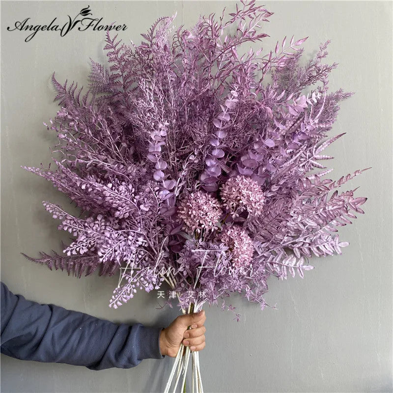 Purple Series Artificial Floral Wedding Arrangements