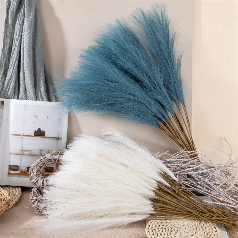 10pcs Beautiful Silk Artificial Pampas Grass