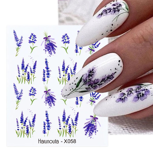 Beautiful Floral Nail Decals