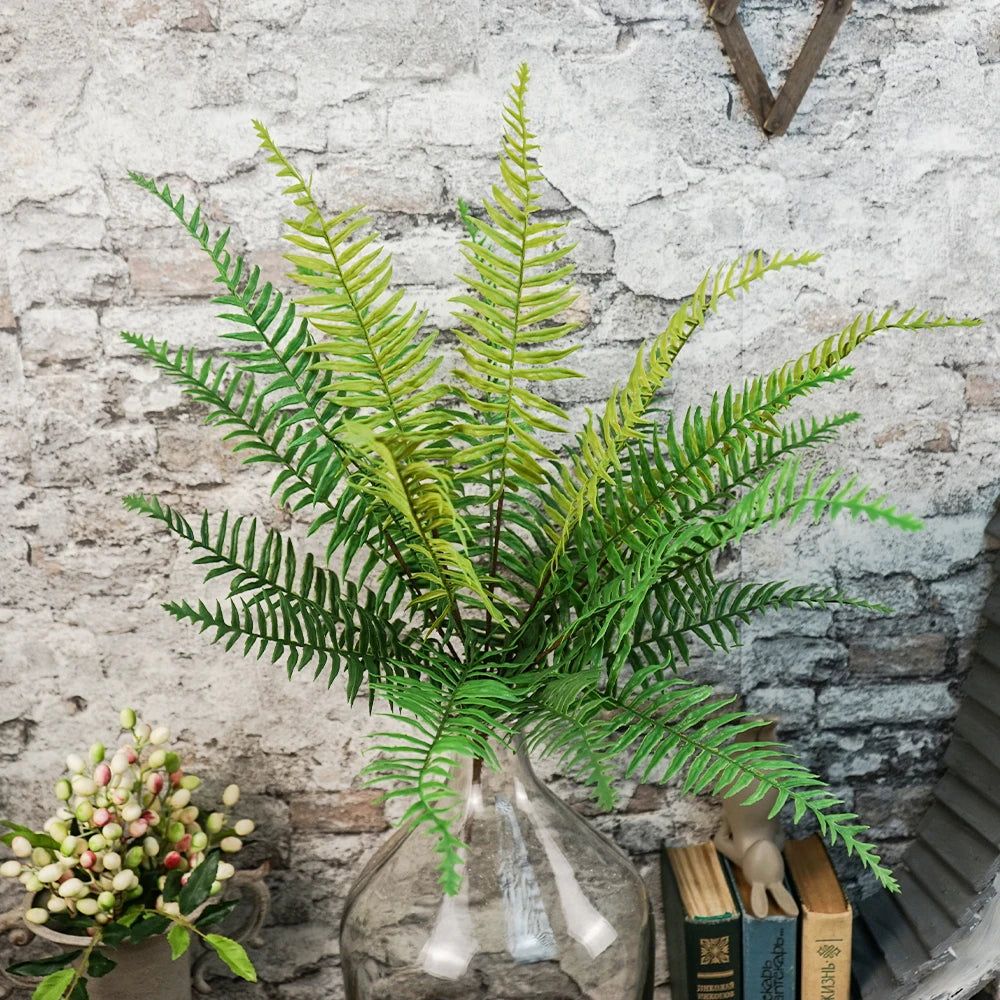 High-End Nordic Artificial Persian Fern Leaves