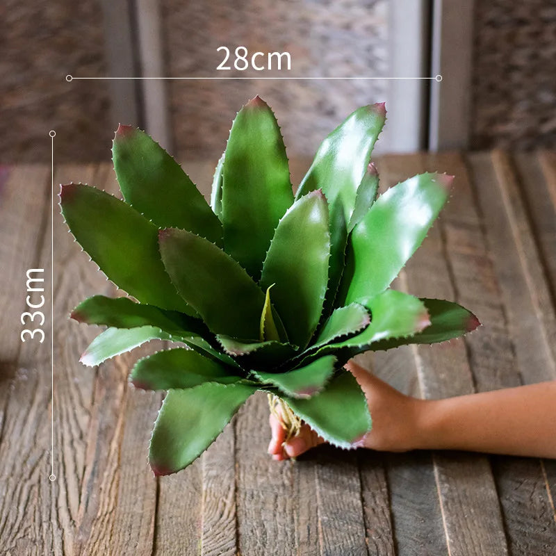 33-40CM Artificial Tropical Aloe Vera Plants Plastic