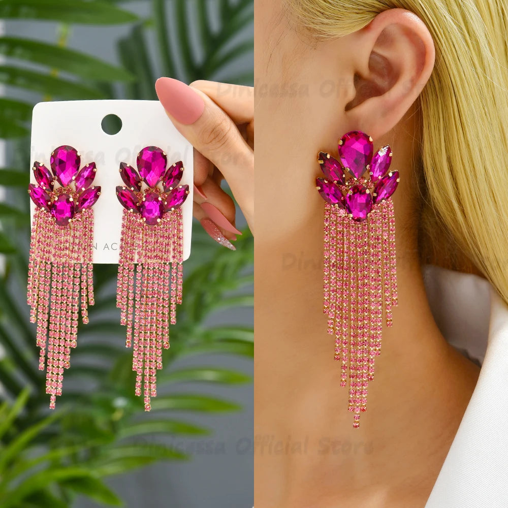 Elegant Long Tassel Earrings