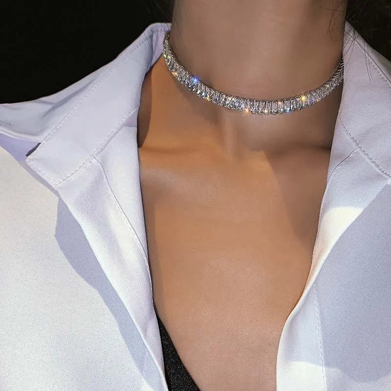 Luxury Zircon Choker Necklaces