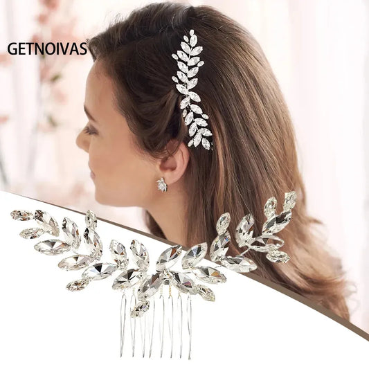 Crystal Wedding Tiara Comb