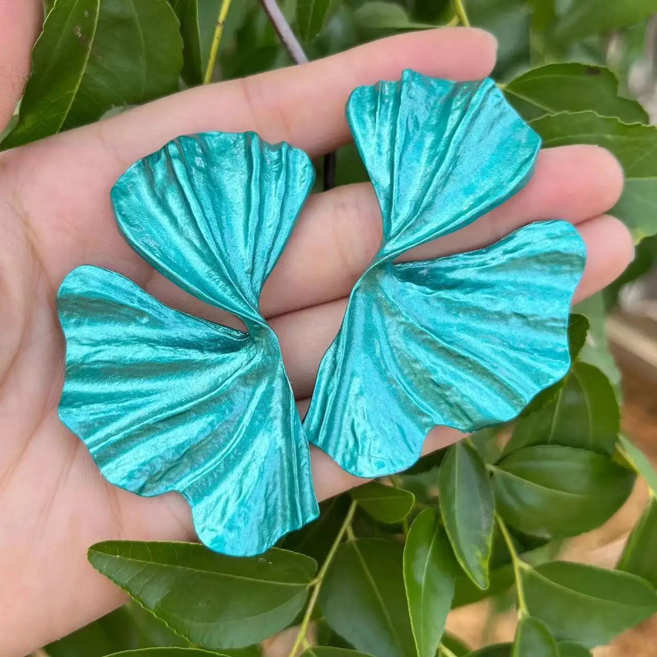 Irregular Exotic Flower Earrings