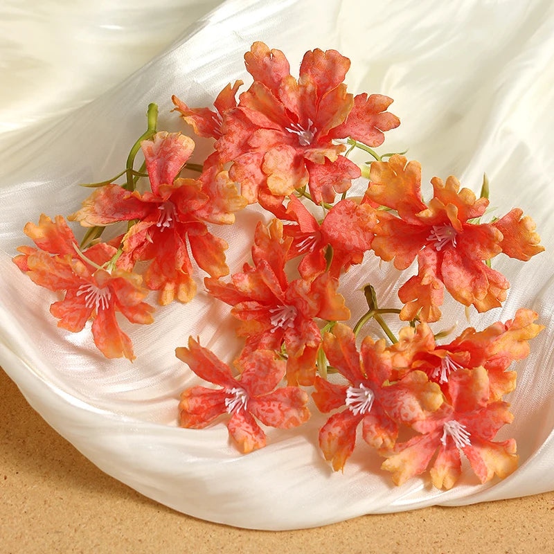 5/10Pcs Silk Artificial Wedding Flowers