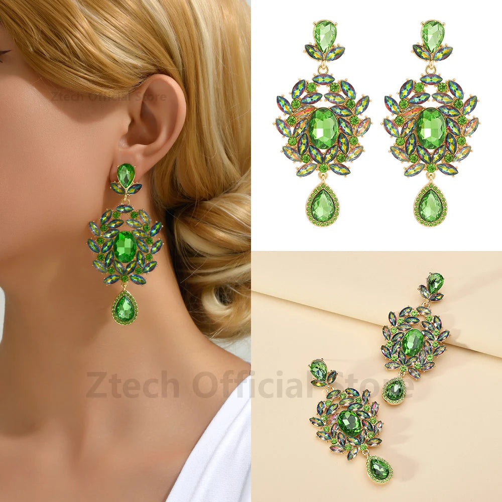 Luxury Vintage Geometric Drop Earrings