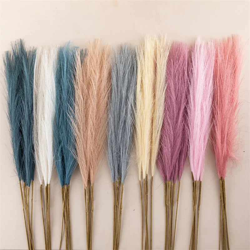 10pcs Beautiful Silk Artificial Pampas Grass