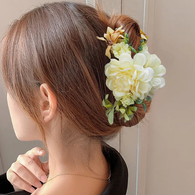 Large Size Flower Hair Clip