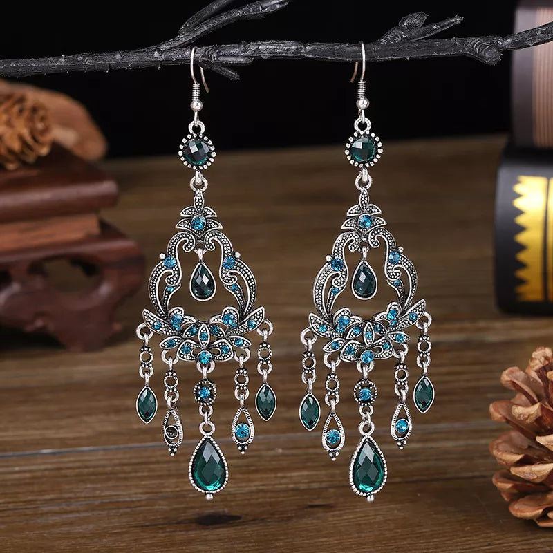 Bohemian Long Water Drop Earrings