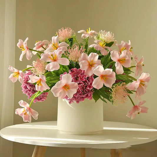 5pcs Big Artificial Open Tulips