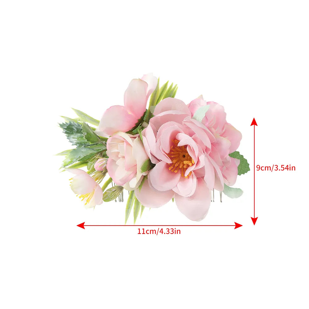 Bridal Flower Hair Comb