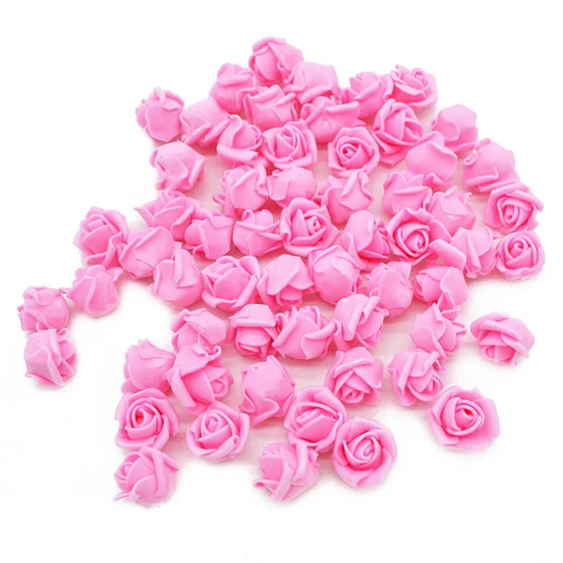 Bright Mini Foam Roses