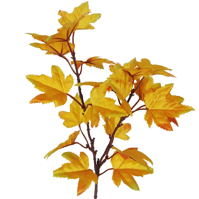 Artificial Canadian Maple Leaf Branch