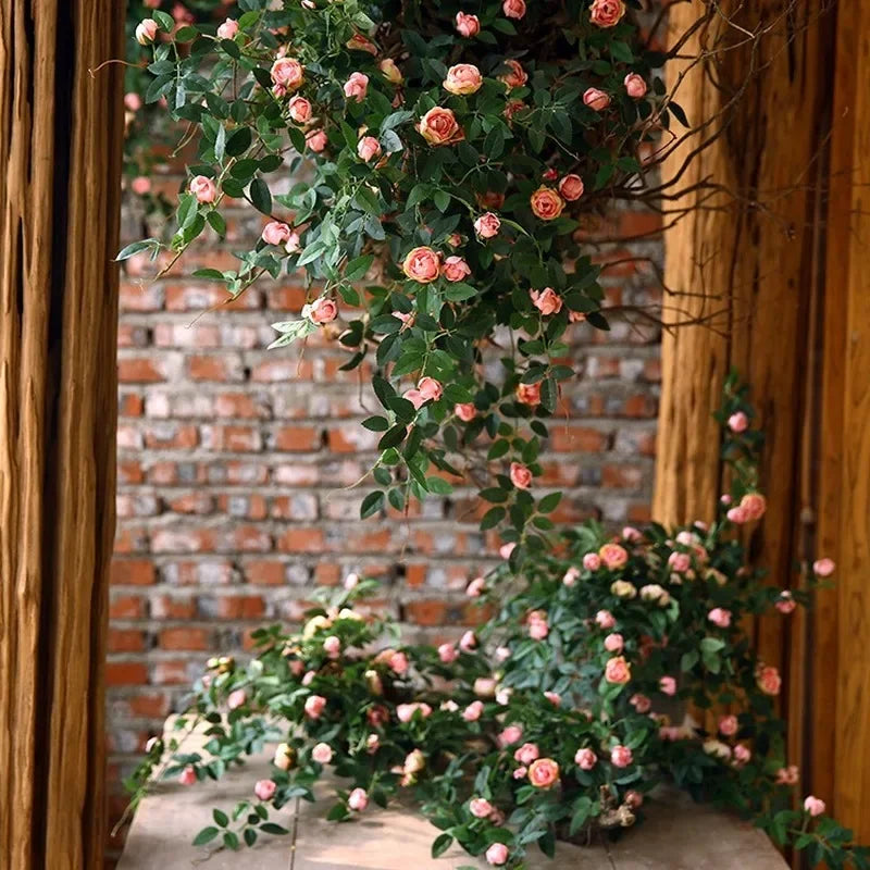 Hanging Vine Artificial Rose Flowers