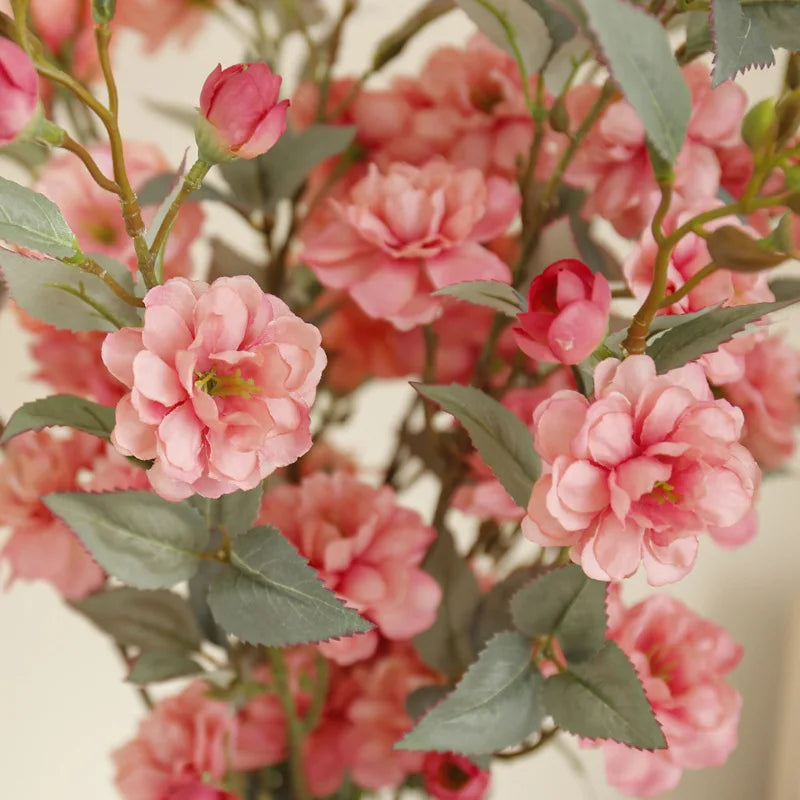 Long Simulation Camellia Blossom Branch